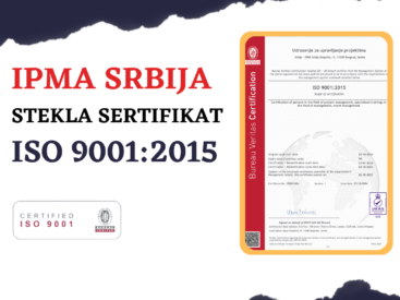 IPMA Srbija stekla sertifikat ISO 9001:2015